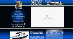 Desktop Screenshot of naplesjetskirental.com
