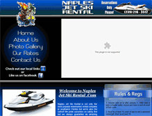 Tablet Screenshot of naplesjetskirental.com